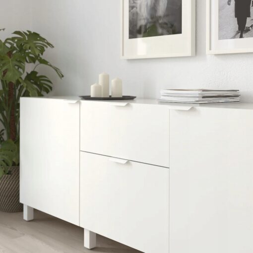 IKEA BILLSBRO UCHWYT MEBLOWY BIAŁY 120 MM 2 SZT. - obrazek 2