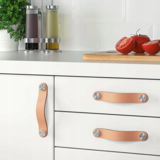 IKEA OSTERNAS UCHWYT MEBLOWY SKÓRZANY 153 MM 2 SZT. - obrazek 2