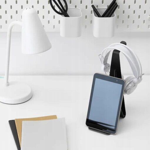 IKEA MOJLIGHET UCHWYT NA KOMÓRKĘ STOJAK NA TELEFON TABLET CZARNY - obrazek 4