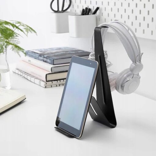 IKEA MOJLIGHET UCHWYT NA KOMÓRKĘ STOJAK NA TELEFON TABLET CZARNY - obrazek 5