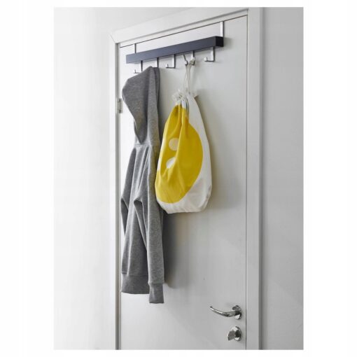 IKEA TJUSIG WIESZAK NA DRZWI/ŚCIANĘ CZARNY 60CM - obrazek 2