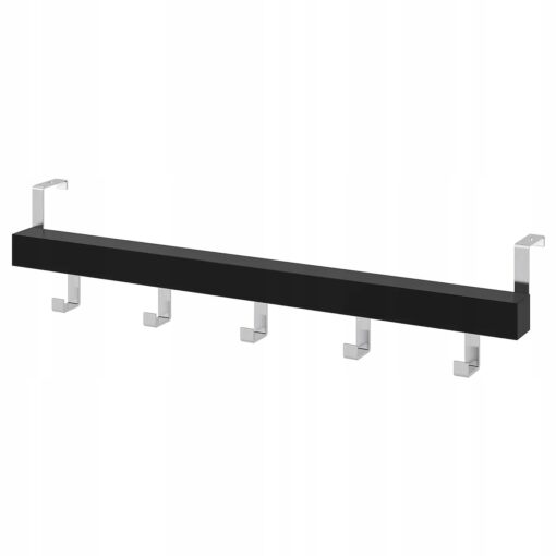 IKEA TJUSIG WIESZAK NA DRZWI/ŚCIANĘ CZARNY 60CM - obrazek 4