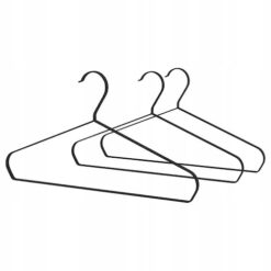 IKEA STRYKIS WIESZAK NA UBRANIA STAL CZARNY 3 SZT.