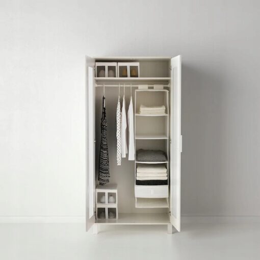 IKEA SKUBB WISZĄCA PÓŁKA NA UBRANIA 6 PRZEGRÓD 35x45x125 cm - obrazek 3