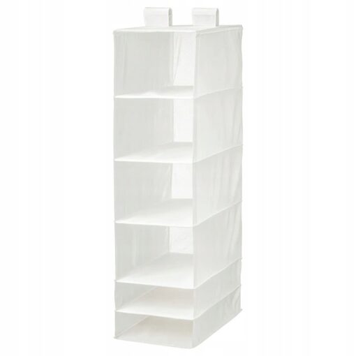 IKEA SKUBB WISZĄCA PÓŁKA NA UBRANIA 6 PRZEGRÓD 35x45x125 cm