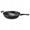 IKEA TOLERANT WOK PATELNIA CZARNA ALUMINIOWA NON-STICK 33CM