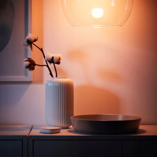 IKEA TRADFRI ŻARÓWKA LED E27 806 LUMENÓW KULA OPALOWA BIEL - obrazek 2