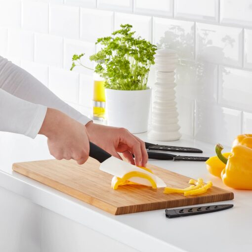 IKEA HACKIG KOMPLET NOŻY CERAMICZNYCH ZESTAW  3SZT - obrazek 2