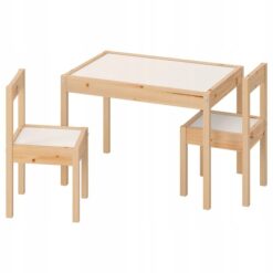 IKEA LATT ZESTAW STOLIK DZIECIĘCY DLA DZIECKA + 2 KRZESŁA
