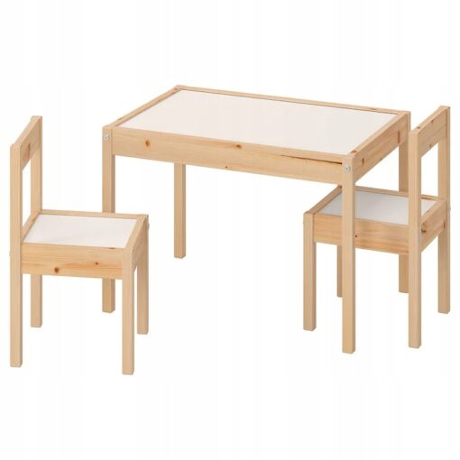 IKEA LATT ZESTAW STOLIK DZIECIĘCY DLA DZIECKA + 2 KRZESŁA