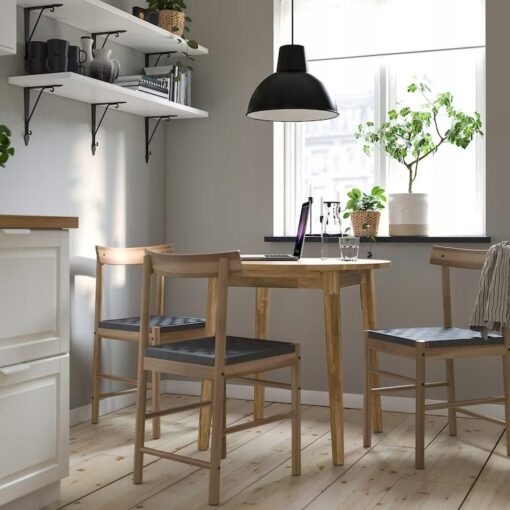 IKEA NACKANAS KRZESŁO Z AKACJI DO KUCHNI / JADALNI - obrazek 2