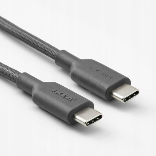 IKEA LILLHULT KABEL USB-C na USB-C SZARY 150 CM - obrazek 2