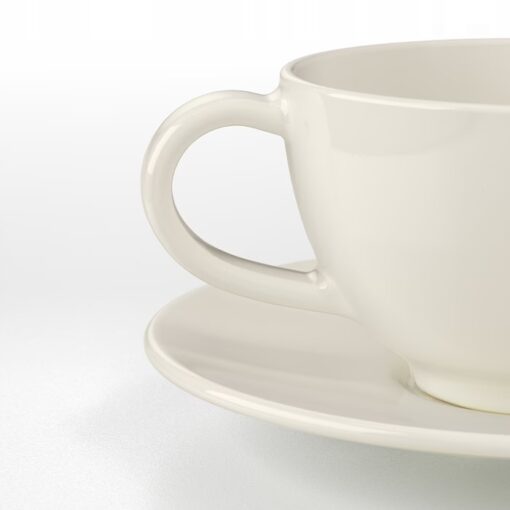IKEA VARDAGEN FILIŻANKA DO HERBATY + SPODEK 260 ML - obrazek 3
