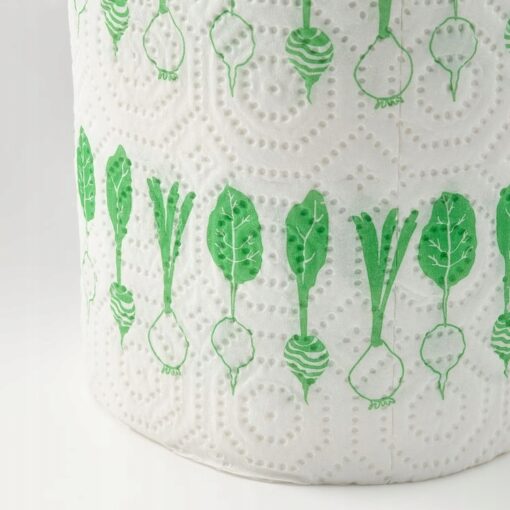 IKEA FAMILJ RĘCZNIK KUCHENNY WZÓR ZIELONY - 2 SZT. - obrazek 2