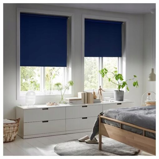 IKEA FRIDANS ROLETA NIEBIESKA 160x195 CM - obrazek 4