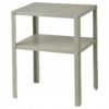 IKEA KNARREVIK STOLIK NOCNY JASNY ZIELONY 37x28 CM