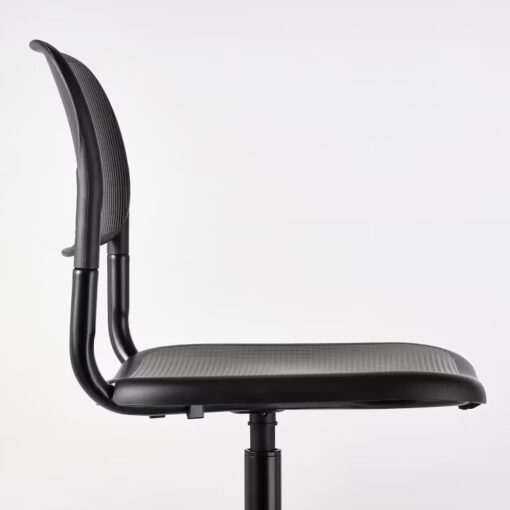 IKEA SMALLEN KRZESŁO OBROTOWE CZARNE - obrazek 3
