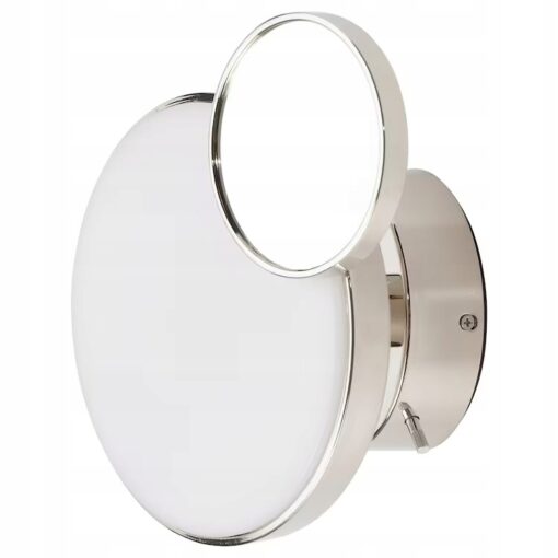 IKEA KABOMBA LAMPA ŚCIENNA LED Z LUSTREM CHROM