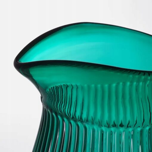 IKEA SALLSKAPLIG DZBANEK SZKLANY WZÓR ZIELONY 2 L - obrazek 6