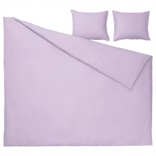IKEA NATTSVARMARE KOMPLET POŚCIELI LILIOWY 200x200 - obrazek 2