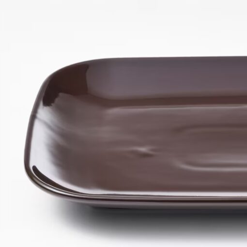 IKEA FARGKLAR TALERZ BRĄZOWY Z POŁYSKIEM - 4 SZT. - obrazek 4