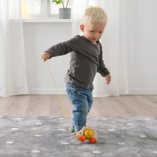 IKEA UPPSTA JEŻ JEŻYK DO CIĄGNIĘCIA / GRZECHOTKA - obrazek 3