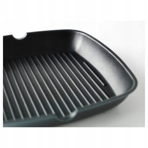 IKEA HEMLAGAD PATELNIA GRILL CZARNA 28x28 cm - obrazek 5