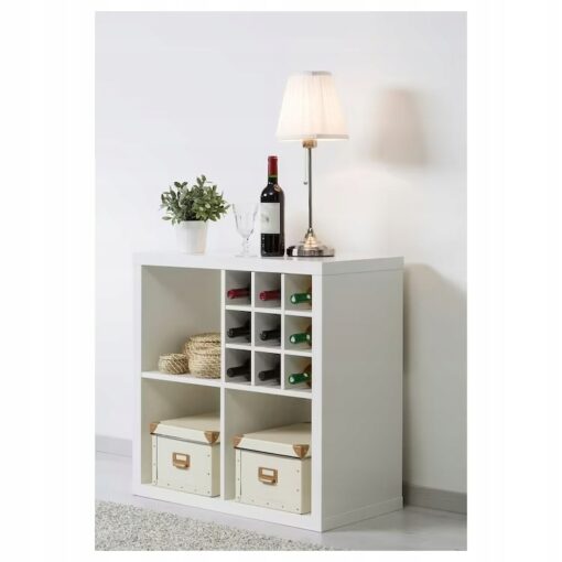 IKEA KALLAX WKŁAD NA BUTELKI BIAŁY 33x33 CM - obrazek 2