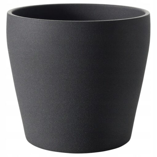 IKEA PERSILLADE OSŁONKA DONICZKI SZARA 19 cm