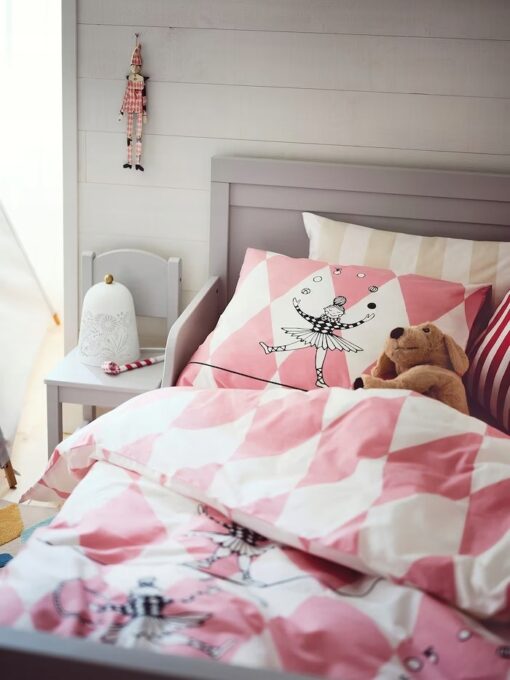 IKEA BUSENKEL POSZWA POŚCIEL BALERINA 150x200/50x6 - obrazek 7