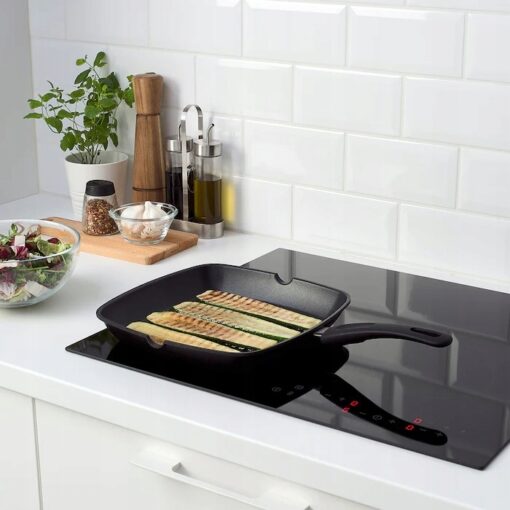 IKEA HEMLAGAD PATELNIA GRILL CZARNA 28x28 cm - obrazek 2