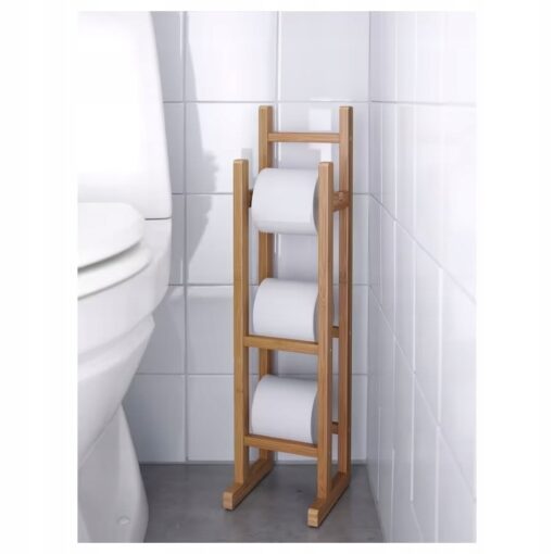 IKEA RAGAUND STOJAK NA PAPIER TOALETOWY BAMBUSOWY - obrazek 2