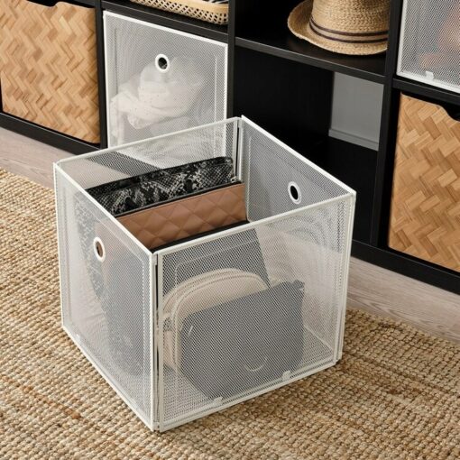 IKEA DRONJONS POJEMNIK BIAŁY 33x37x33 CM - obrazek 3