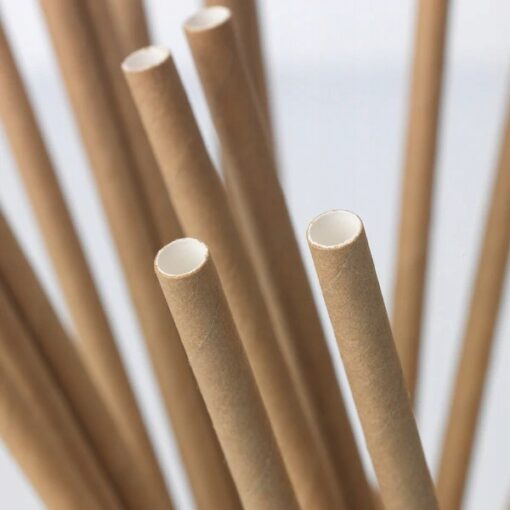 IKEA FORNYANDE SŁOMKI PAPIEROWE BRĄZOWE 100 SZTUK - obrazek 2