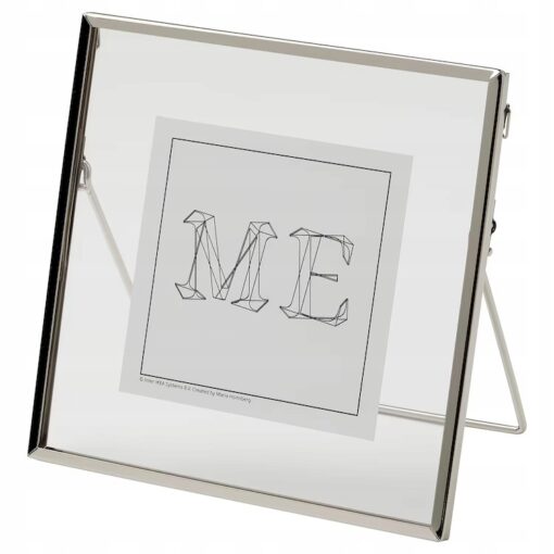 IKEA LERBODA RAMKA NA ZDJĘCIE SREBRNA 16x16 CM