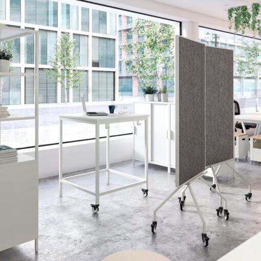 IKEA TROTTEN BLAT DO BIURKA BIAŁY 80x80 cm - obrazek 3