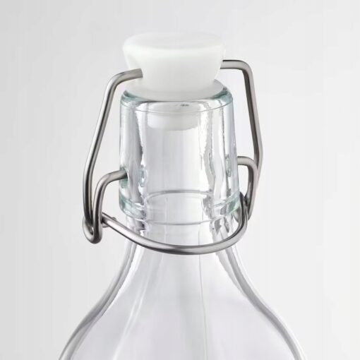 IKEA KORKEN BUTELKA Z KAPSLEM ZE WZOREM 0.5 L - obrazek 2