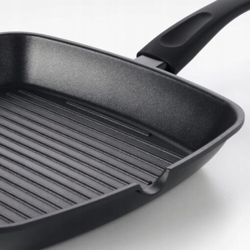 IKEA HEMLAGAD PATELNIA GRILL CZARNA 28x28 cm - obrazek 3