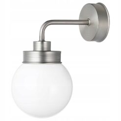 IKEA FRIHULT LAMPA ŚCIENNA STALOWA 14CM