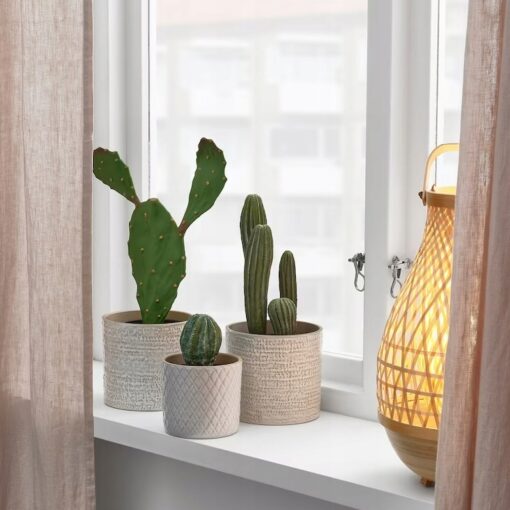 IKEA FEJKA SZTUCZNA ROŚLINA KAKTUS - ZESTAW 3 SZT. - obrazek 2