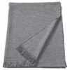 IKEA RONNBARSMAL PLED NARZUTA SZARA 130x170 CM