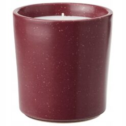 IKEA STORTSKON ŚWIECA ZAPACHOWA CZERWONA / JAGODY