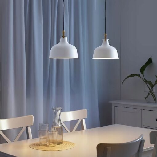 IKEA RANARP LAMPA WISZĄCA KREMOWY 23 CM - obrazek 2