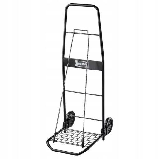 IKEA RULLEBOR WÓZEK CZARNY DO TRANSPORTU 30 KG