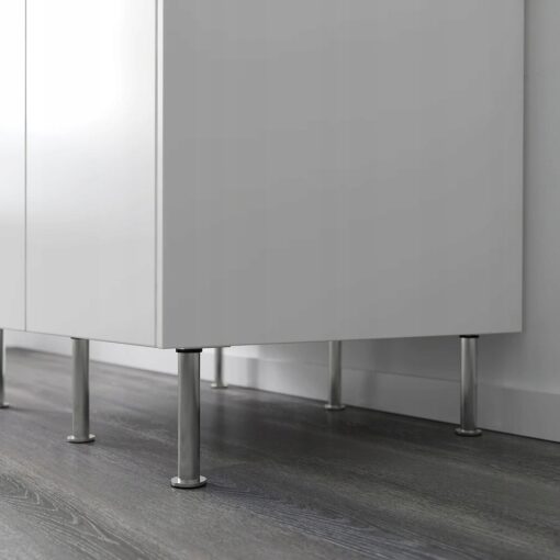 IKEA CAPITA NOGA DO SZAFKI KUCHENNEJ 16cm STAL 4 SZTUKI - obrazek 2