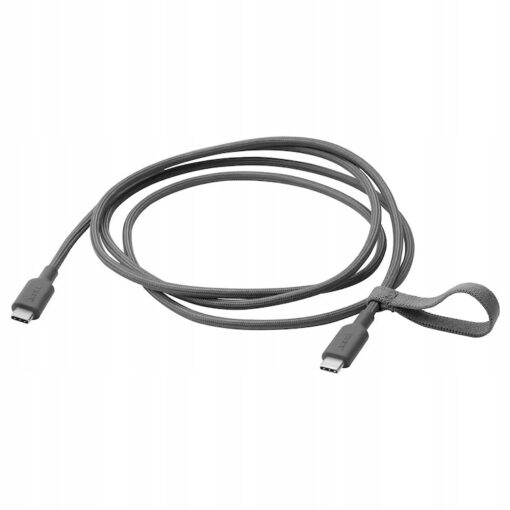 IKEA LILLHULT KABEL USB-C na USB-C SZARY 150 CM