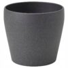 IKEA PERSILLADE OSŁONA DONICZKI CIEMNA SZARA 15 CM