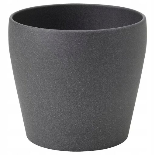 IKEA PERSILLADE OSŁONA DONICZKI CIEMNA SZARA 15 CM