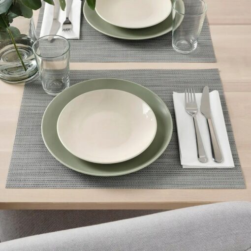 IKEA FARGKLAR TALERZYK Z POŁYSKIEM BEŻ 20 CM 4 SZT - obrazek 3