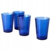 IKEA VARDAGEN SZKLANKI NIEBIESKIE 310 ML - 4 SZT.